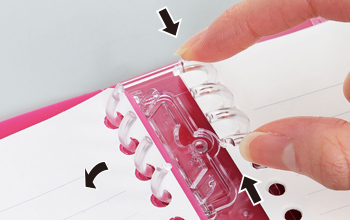 Raccoglitore ad anelli A4 facile da usare